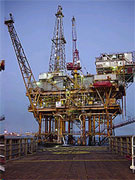 Offshore oil rig 